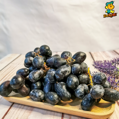 Black Grapes Seedless (500g/pkt)