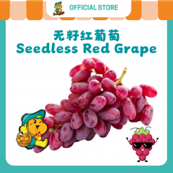 Red Grapes Seedless (500g/pack) 