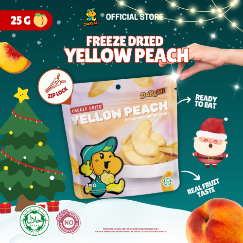 Freeze Dried Yellow Peach [ 25gm ]