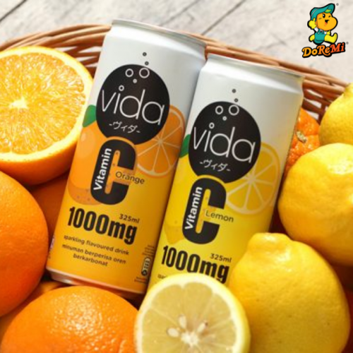 VIDA Vitamin C Sparkling Drinks 325ml (2 Bottles Mix & Match)