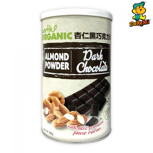 Earth Living Organic Almond Dark Chocolate Powder (500g)
