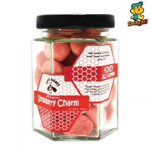 Earth Living Strawberry Charm Organic Honey Jelly Gummy (130g)