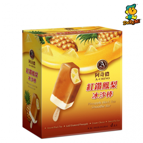 Pineapple Black Tea Smoothie Ice cream (4pcs/box)