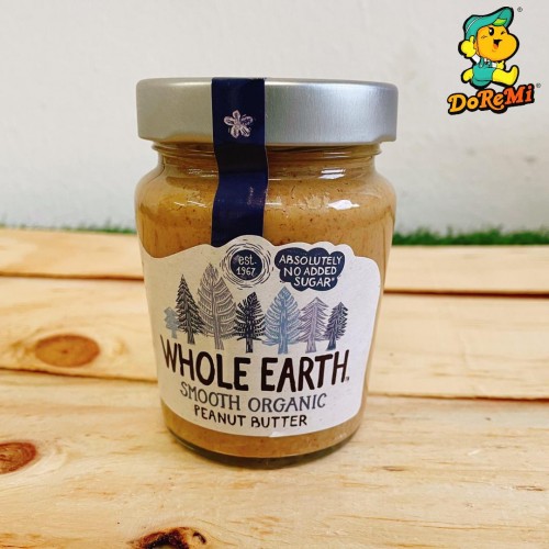 Whole Earth Organic Smooth Peanut Butter (227g)