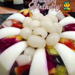 [Pre-Order] Japanese Jelly Fruits Cake (9' INCH)