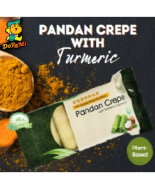 V-Nion Pandan Crepe with Turmeric Coconut (Kuih Ketayap) (6pcs/12pcs)