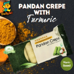 V-Nion Pandan Crepe with Turmeric Coconut (Kuih Ketayap) (6pcs/12pcs)