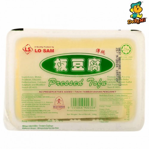 Lo Sam Pressed Tofu 240g (2pkts/set)