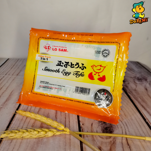 [Value Pack] Lo Sam Smooth Egg Tofu 3-In-1 (120g x3)
