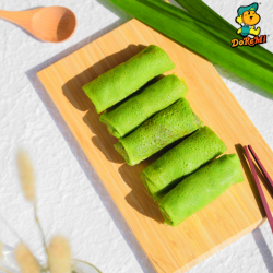 V-Nion Pandan Crepe with Turmeric Coconut (Kuih Ketayap) (6pcs/12pcs)