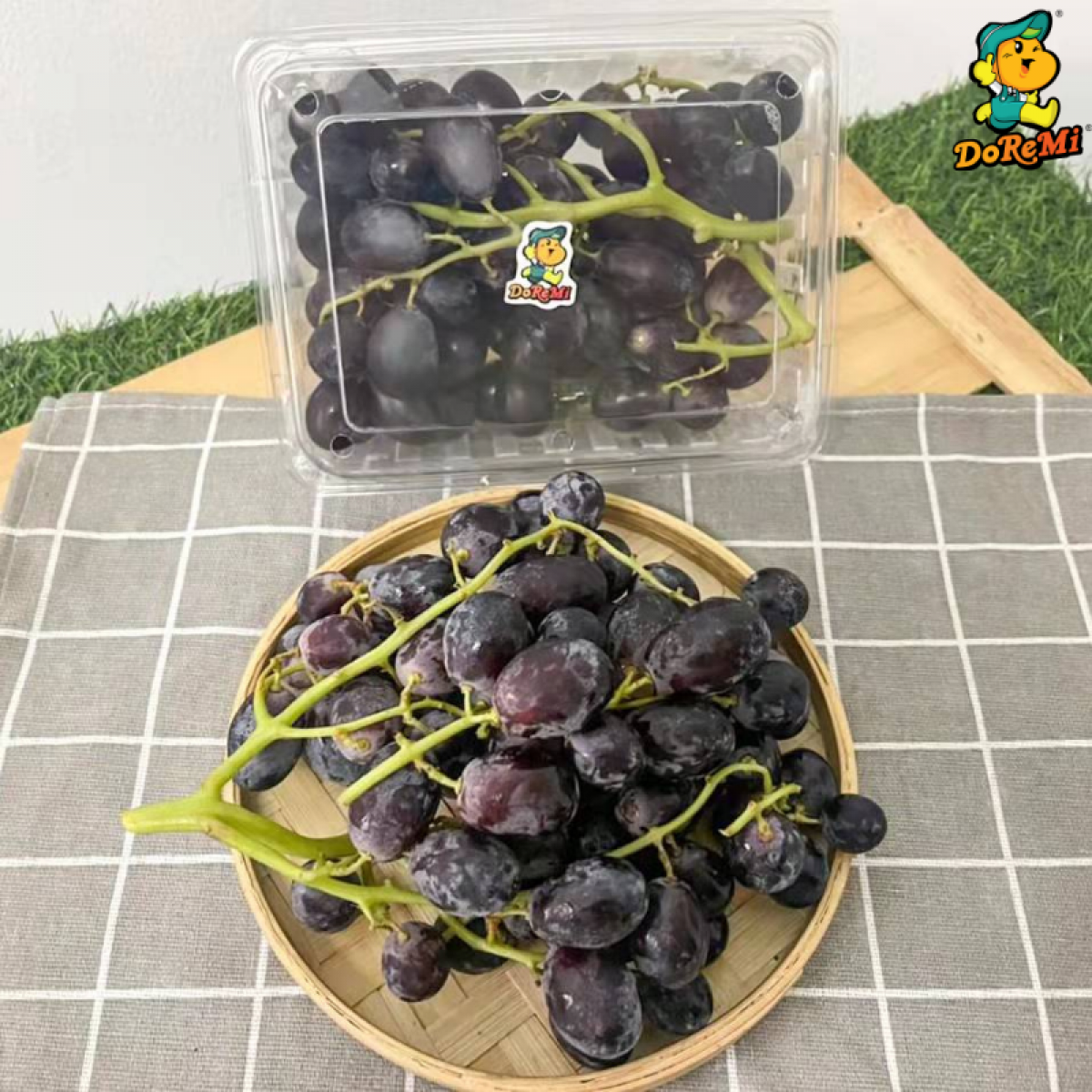 US Black Grapes Seedless (500g/pkt)